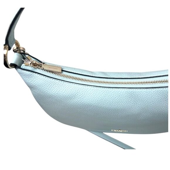 Kate Spade Womens Sky Blue Pebbled Leather Weston Large Shoulder Hobo Bag New - Picture 10 of 15